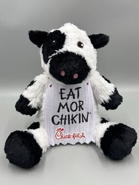 Chick-Fil-A Eat Mor Chikin' Plush Cow 16 Inch Stuffed Animal